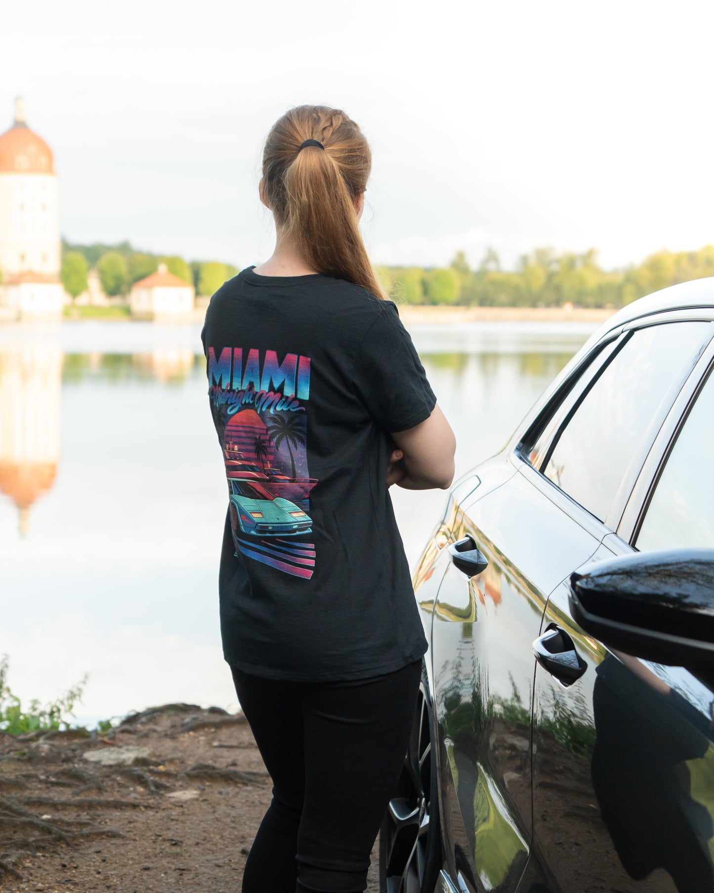 Kurzärmeliges T-Shirt | Grand Départ | Miami Midnight | Damen