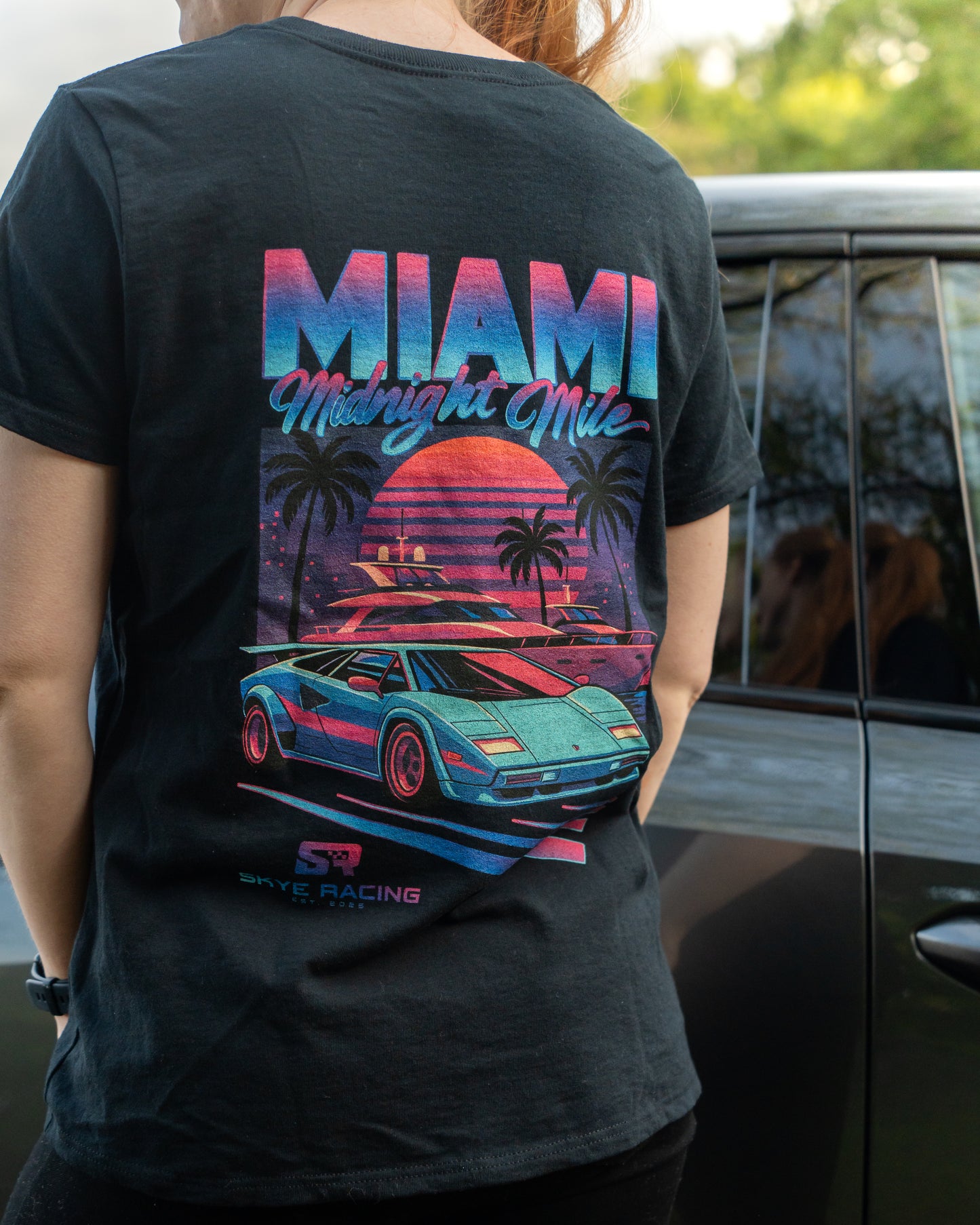 Kurzärmeliges T-Shirt | Grand Départ | Miami Midnight | Damen