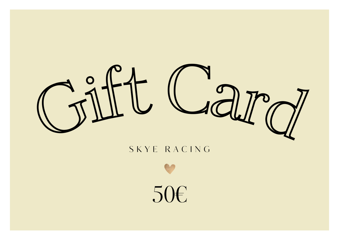 Gutschein für Skye Racing Skye Racing