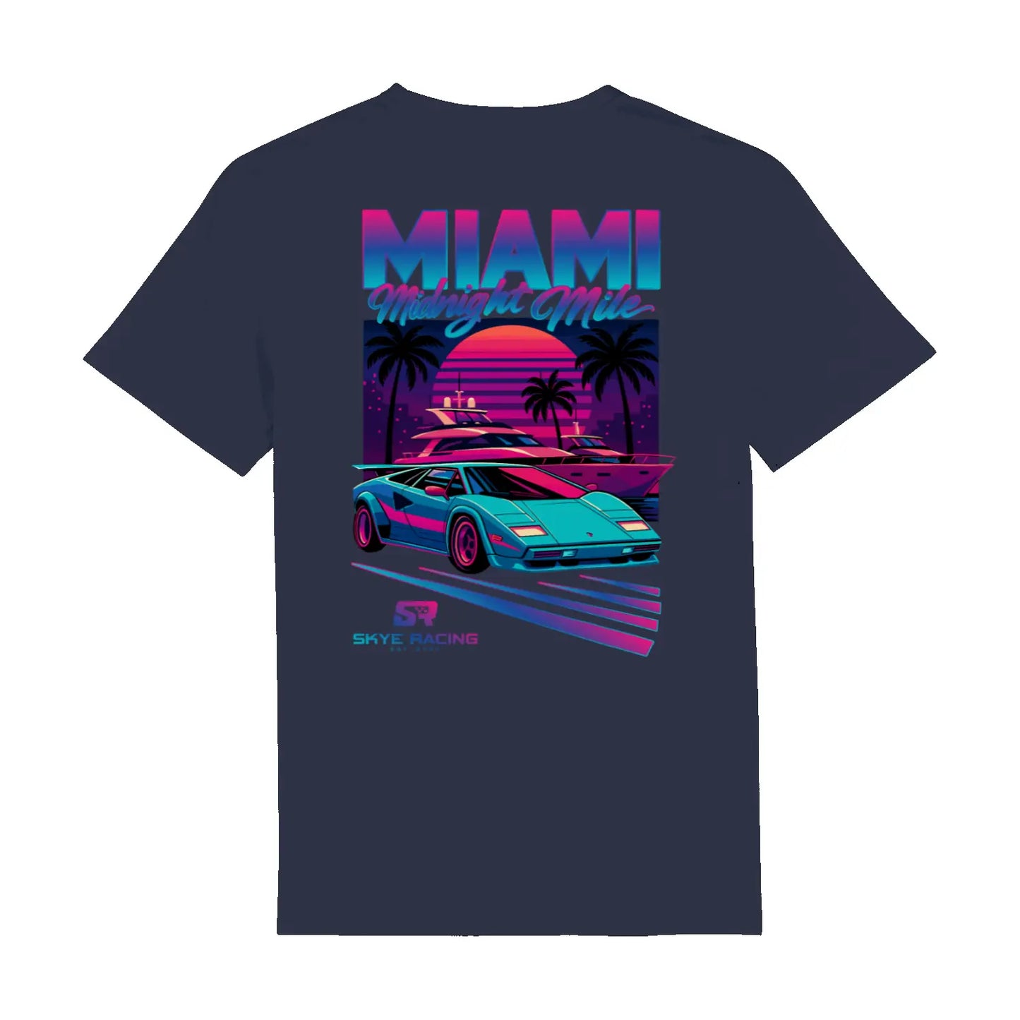 Kurzärmeliges T-Shirt | Grand Départ | Miami Midnight