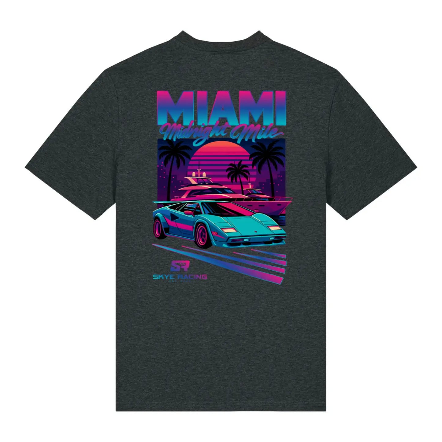 Kurzärmeliges T-Shirt | Grand Départ | Miami Midnight