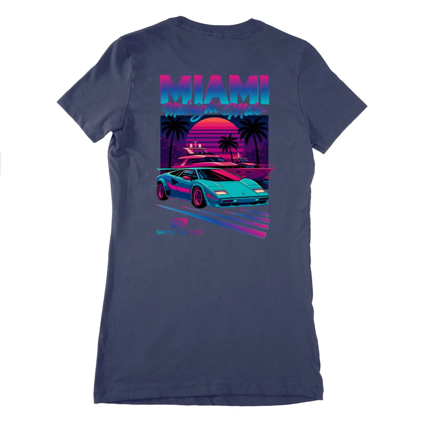 Kurzärmeliges T-Shirt | Grand Départ | Miami Midnight | Damen