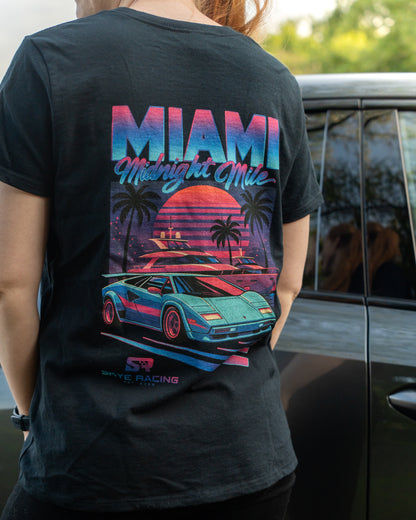Kurzärmeliges T-Shirt | Grand Départ | Miami Midnight | Damen