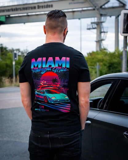 Kurzärmeliges T-Shirt | Grand Départ | Miami Midnight