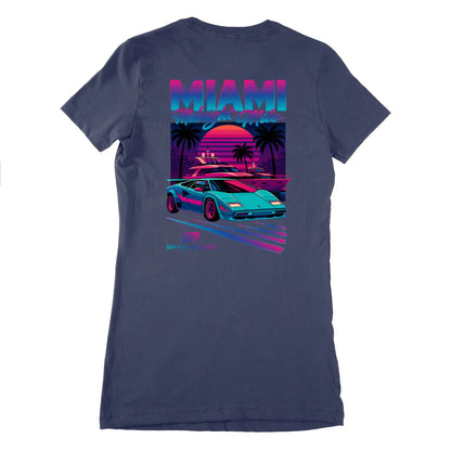 Kurzärmeliges T-Shirt | Grand Départ | Miami Midnight | Damen